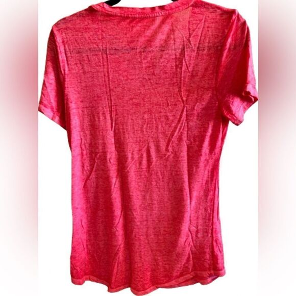 Peace & Pearls Burnout T-shirt Good Vibes - Picture 3 of 7